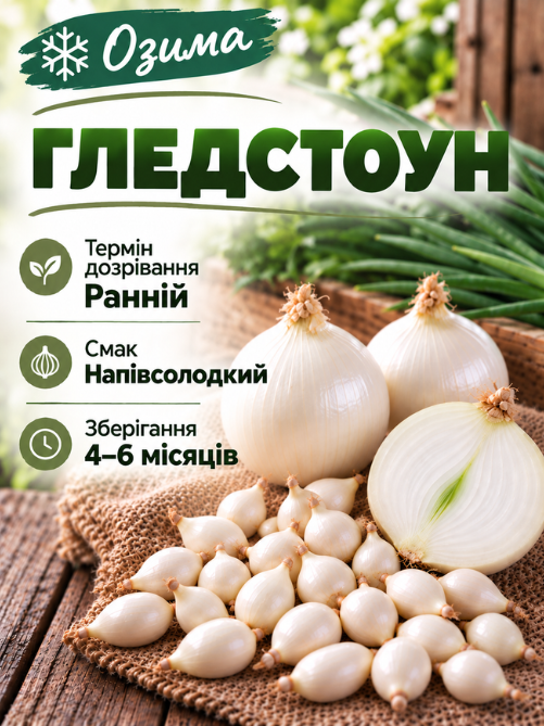 Цибуля сіянка Гледстоун 0,5 кг