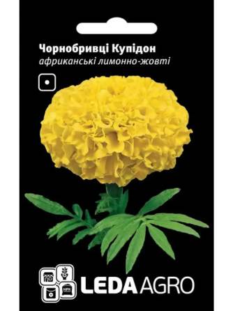 Чорнобривці Купідон лимонно-жовті 0,2 г LEDA