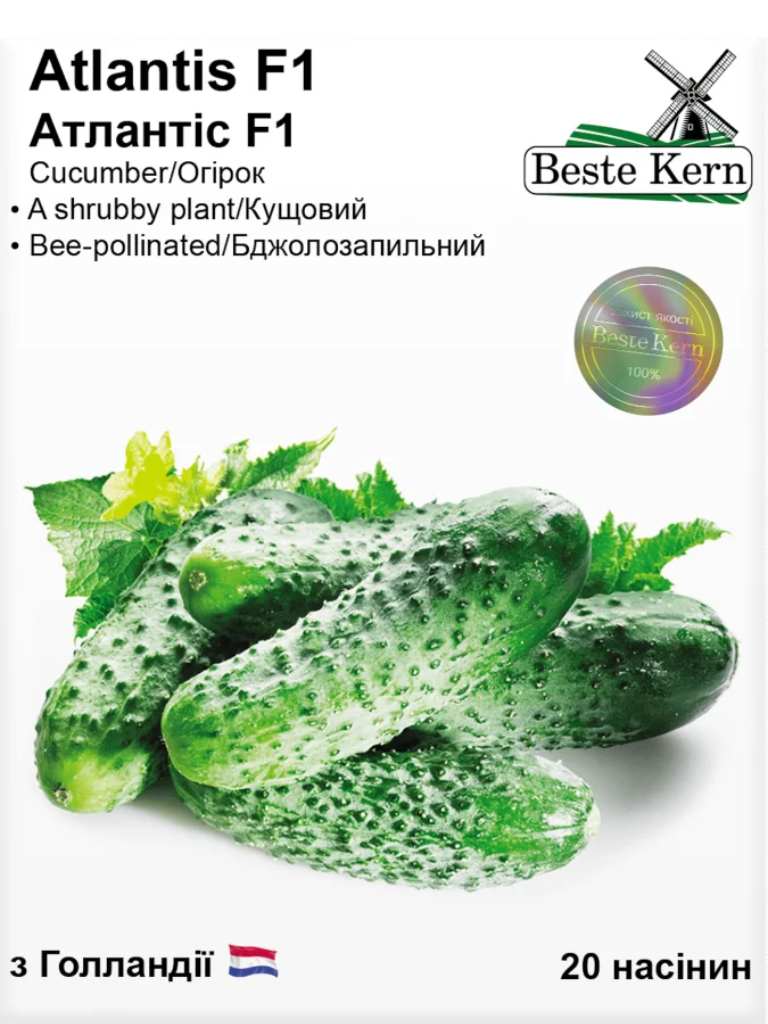 Огірок Атлантіс F1 (Beste Kern)