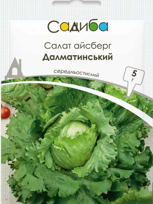 Салат айсберг Далматинський 5 г САДИБА